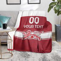 Custom Denmark Hockey Blanket Danish Lions