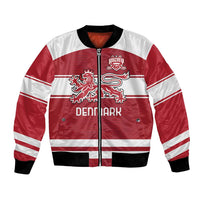 Custom Denmark Hockey Bomber Jacket Danish Lions