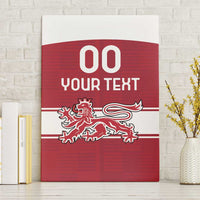Custom Denmark Hockey Canvas Wall Art Danish Lions