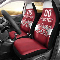 Custom Denmark Hockey Car Seat Cover Danish Lions