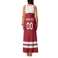 Custom Denmark Hockey Family Matching Tank Maxi Dress and Hawaiian Shirt Danish Lions