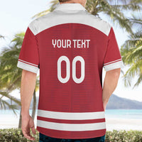 Custom Denmark Hockey Hawaiian Shirt Danish Lions