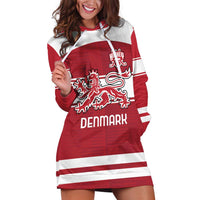 Custom Denmark Hockey Hoodie Dress Danish Lions