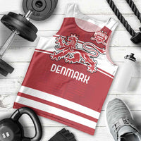 Custom Denmark Hockey Men Tank Top Danish Lions