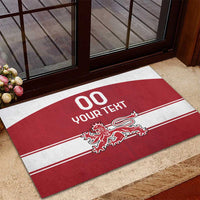 Custom Denmark Hockey Rubber Doormat Danish Lions