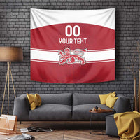 Custom Denmark Hockey Tapestry Danish Lions