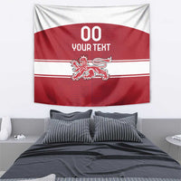 Custom Denmark Hockey Tapestry Danish Lions