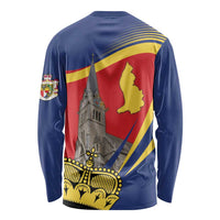 Liechtenstein National Day 1866 Long Sleeve Shirt Gold Crown Vaduz Cathedral