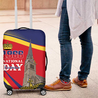 Liechtenstein National Day 1866 Luggage Cover Gold Crown Vaduz Cathedral