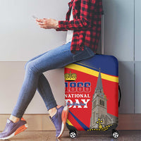 Liechtenstein National Day 1866 Luggage Cover Gold Crown Vaduz Cathedral