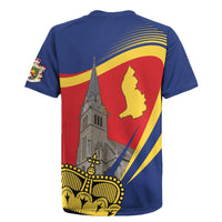 Liechtenstein National Day 1866 Rugby Jersey Gold Crown Vaduz Cathedral