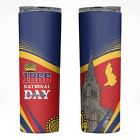 Liechtenstein National Day 1866 Skinny Tumbler Gold Crown Vaduz Cathedral