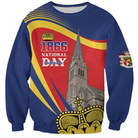 Liechtenstein National Day 1866 Sweatshirt Gold Crown Vaduz Cathedral