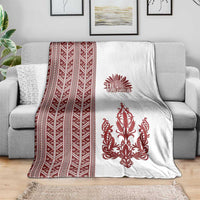 Ukraine Vyshyvanka Pattern Blanket Ukrainian Trident