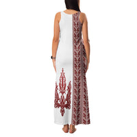 Ukraine Vyshyvanka Pattern Family Matching Tank Maxi Dress and Hawaiian Shirt Ukrainian Trident