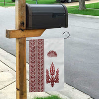 Ukraine Vyshyvanka Pattern Garden Flag Ukrainian Trident