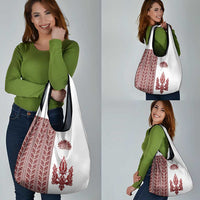 Ukraine Vyshyvanka Pattern Grocery Bag Ukrainian Trident