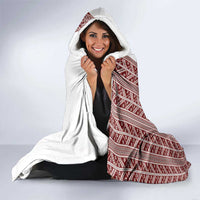 Ukraine Vyshyvanka Pattern Hooded Blanket Ukrainian Trident