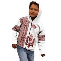 Ukraine Vyshyvanka Pattern Kid Hoodie Ukrainian Trident