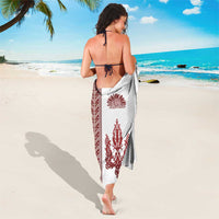 Ukraine Vyshyvanka Pattern Sarong Ukrainian Trident