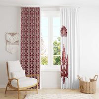 Ukraine Vyshyvanka Pattern Window Curtain Ukrainian Trident