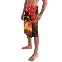 Personalized Macedonia Republic Day Lavalava Ilinden Monument Red Poppy - Wonder Print Shop