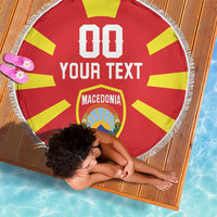 Custom Macedonia Beach Blanket Flag Style - Wonder Print Shop