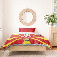 Custom Macedonia Bedding Set Flag Style - Wonder Print Shop