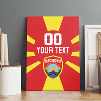 Custom Macedonia Canvas Wall Art Flag Style - Wonder Print Shop