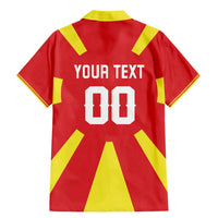 Custom Macedonia Family Matching Mermaid Dress and Hawaiian Shirt Flag Style - Wonder Print Shop