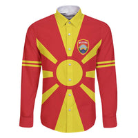 Custom Macedonia Family Matching Puletasi and Hawaiian Shirt Flag Style - Wonder Print Shop