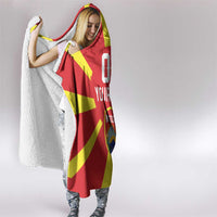 Custom Macedonia Hooded Blanket Flag Style - Wonder Print Shop