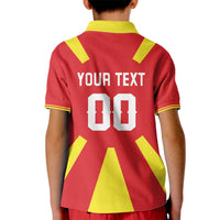 Custom Macedonia Kid Polo Shirt Flag Style - Wonder Print Shop