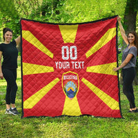 Custom Macedonia Quilt Flag Style - Wonder Print Shop