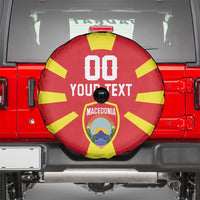 Custom Macedonia Spare Tire Cover Flag Style - Wonder Print Shop
