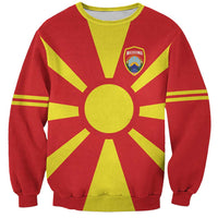 Custom Macedonia Sweatshirt Flag Style - Wonder Print Shop
