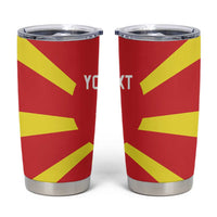 Custom Macedonia Tumbler Cup Flag Style - Wonder Print Shop