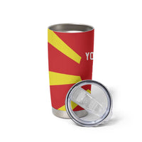 Custom Macedonia Tumbler Cup Flag Style - Wonder Print Shop