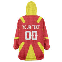 Custom Macedonia Wearable Blanket Hoodie Flag Style - Wonder Print Shop