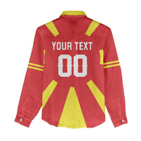 Custom Macedonia Women Casual Shirt Flag Style - Wonder Print Shop