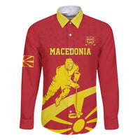 Macedonia Ice Hockey Custom Family Matching Short Sleeve Bodycon Dress and Hawaiian Shirt Go Champion - Wonder Print Shop