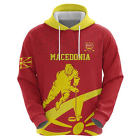 Macedonia Ice Hockey Custom Hoodie Go Champion - Wonder Print Shop
