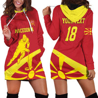 Macedonia Ice Hockey Custom Hoodie Dress Go Champion - Wonder Print Shop