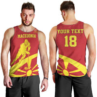 Macedonia Ice Hockey Custom Men Tank Top Go Champion - Wonder Print Shop