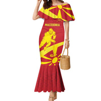 Macedonia Ice Hockey Custom Mermaid Dress Go Champion - Wonder Print Shop