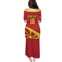 Macedonia Ice Hockey Custom Puletasi Go Champion - Wonder Print Shop