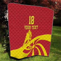 Macedonia Ice Hockey Custom Quilt Go Champion - Wonder Print Shop