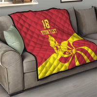 Macedonia Ice Hockey Custom Quilt Go Champion - Wonder Print Shop