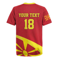 Macedonia Ice Hockey Custom Rugby Jersey Go Champion - Wonder Print Shop