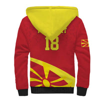 Macedonia Ice Hockey Custom Sherpa Hoodie Go Champion - Wonder Print Shop